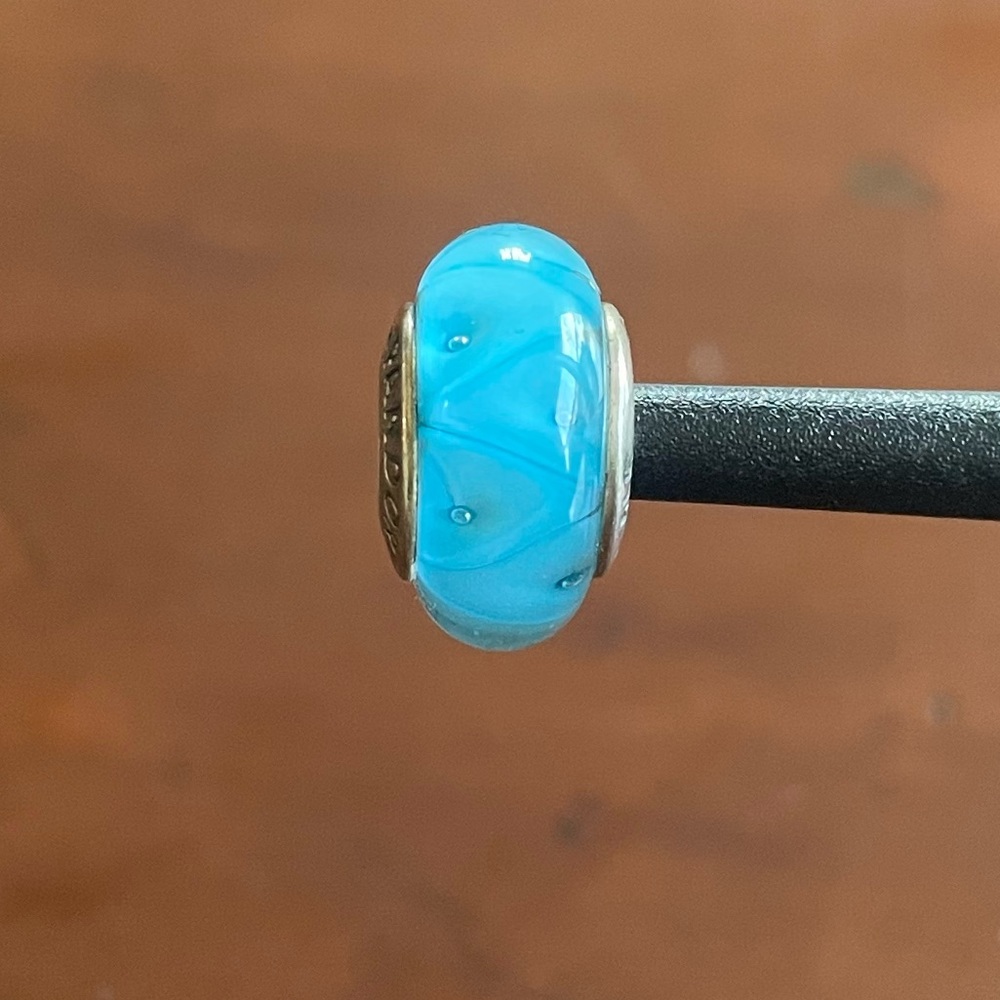 Pandora Blue Glass Charm